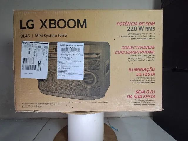 caixa de som lg xboom ol45 220w rms