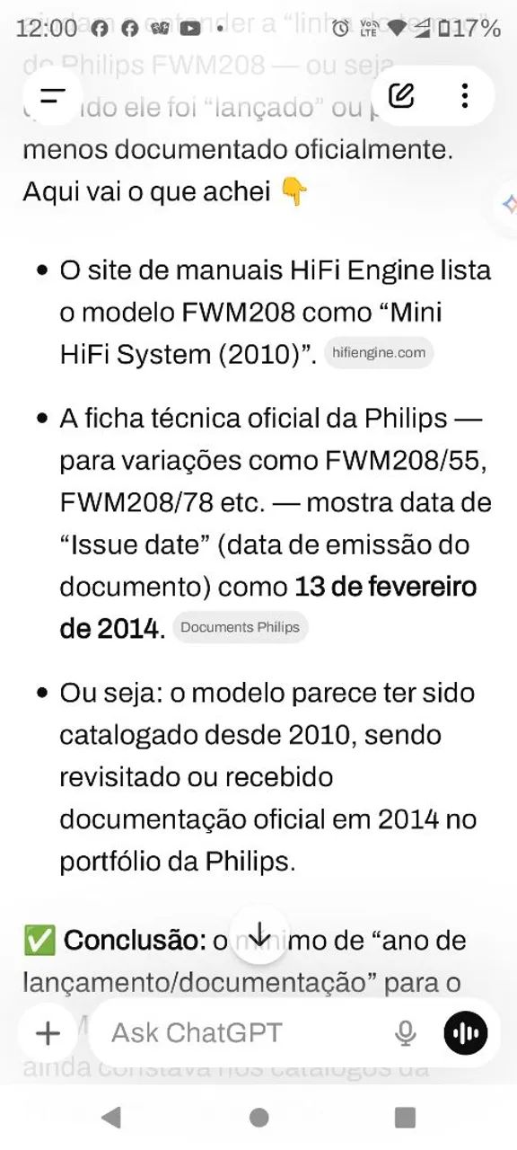 Mini hi-fi system FWM208 ano 2010/2014 - Foto 6
