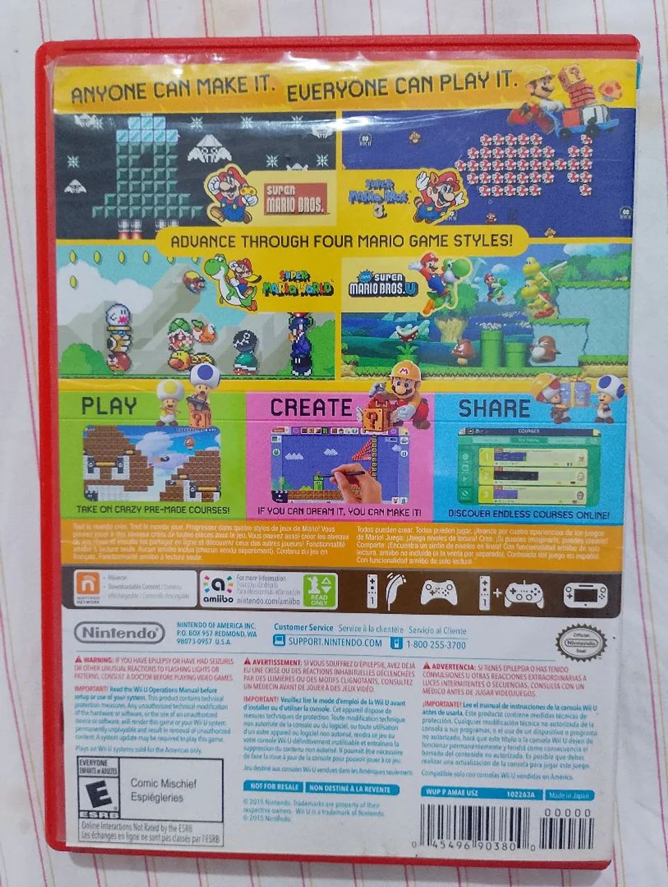 Jogo Nintendo wii.u original. - Foto 2