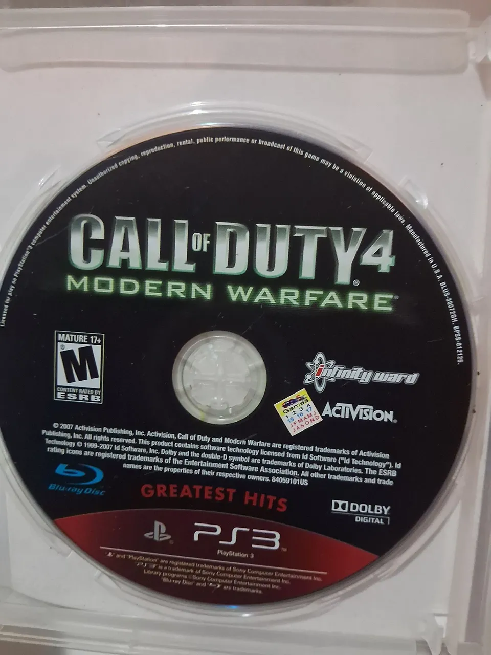 Call of Duty 4: Modern Warfare - PS3