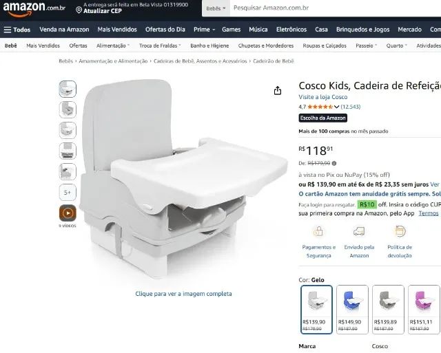 cadeirinha alimentação 
