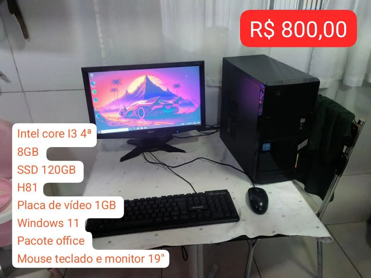 Pc completo i3 