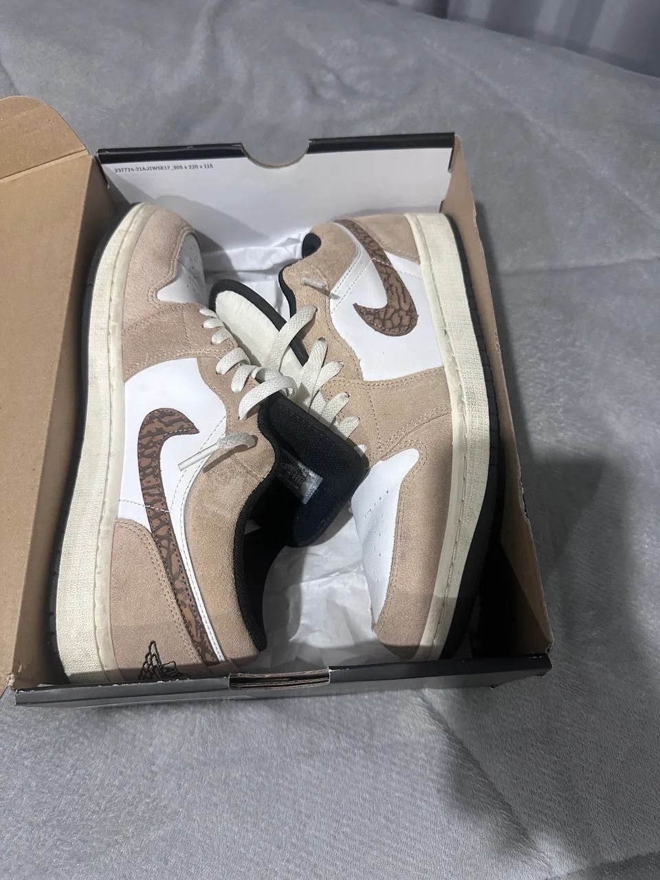 Nike air Jordan 1 low se marrom 41 - Foto 5