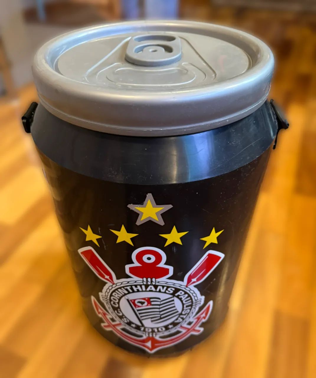 Cooler Em Formato De Lata Corinthians