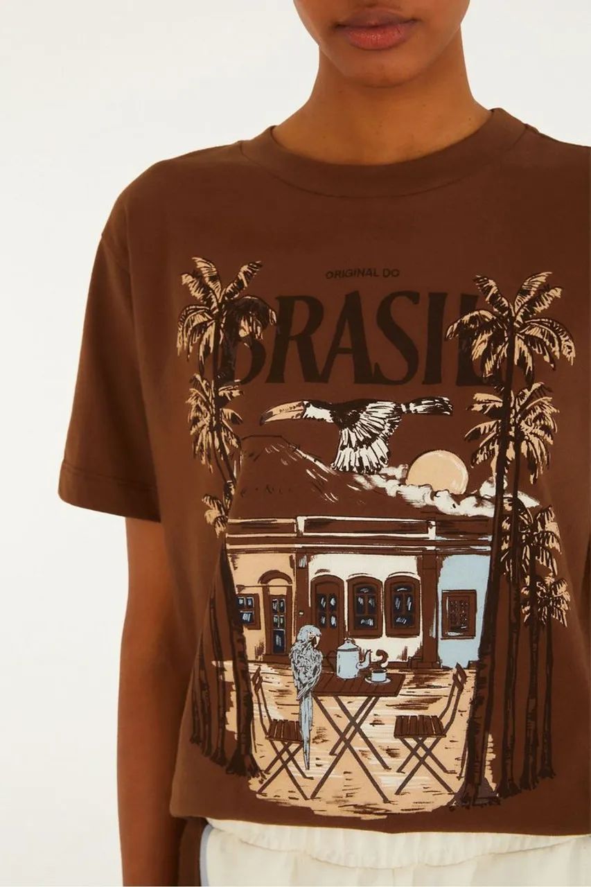 T-shirt fit Brasil Farm - Foto 2