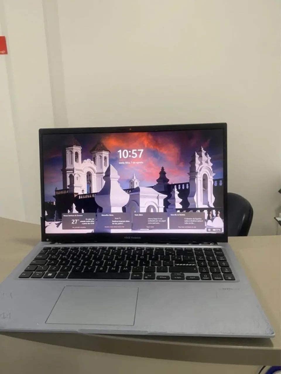 Notebook ASUS Vivobook Ryzen 7 | Com Placa de Vídeo Integrada | 16GB RAM | SSD // LER DESC - Foto 2