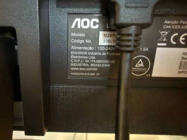 Monitor AOC M2470 23 polegadas HDMI - Foto 2