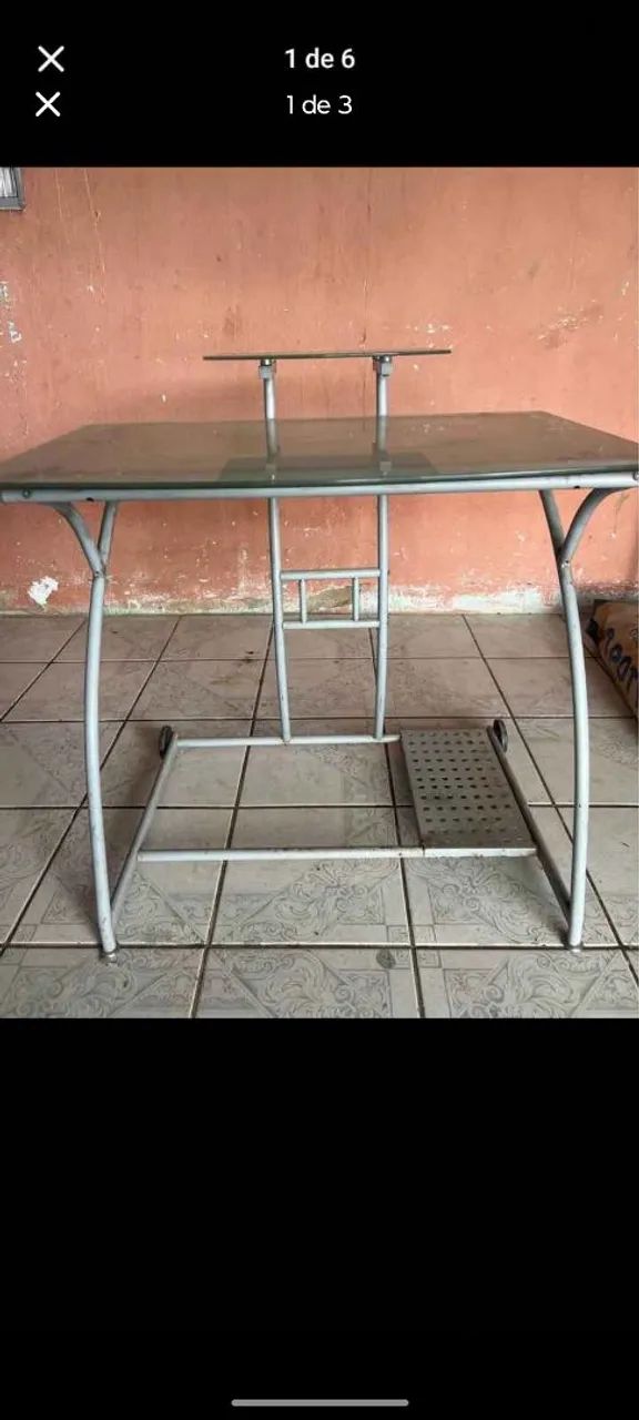 Selling glass computer desk