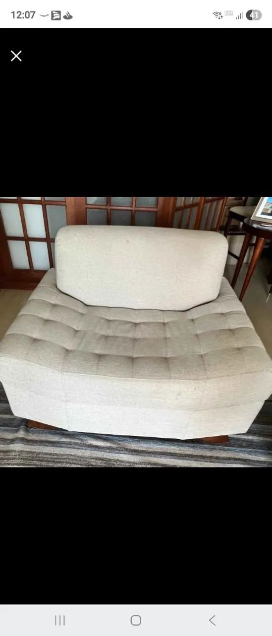 Conjunto sofá 3 e 2 lugares, marca Personalité Design - Foto 5