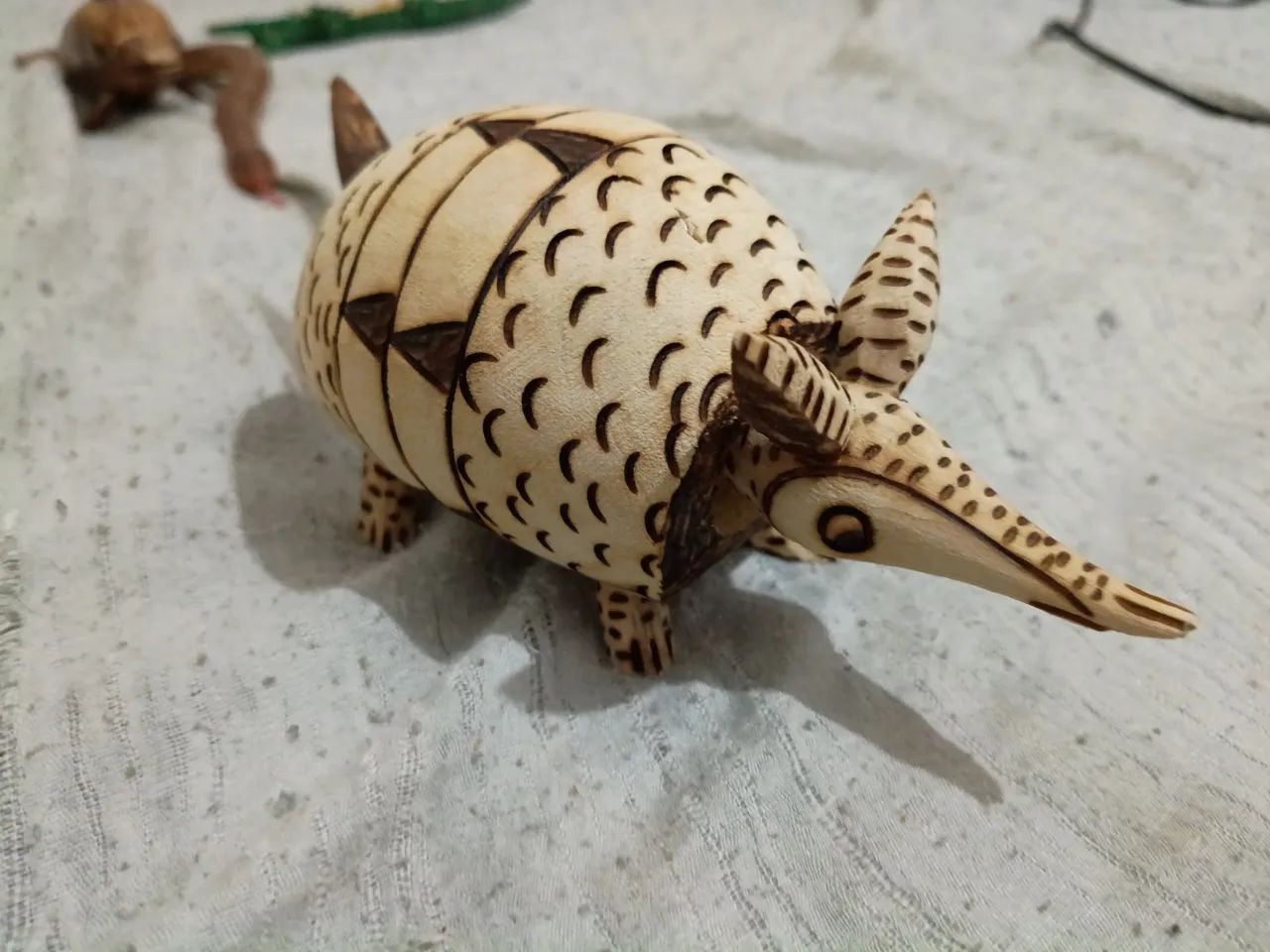 Brinquedos de madeira de animais do amazonas - Foto 3