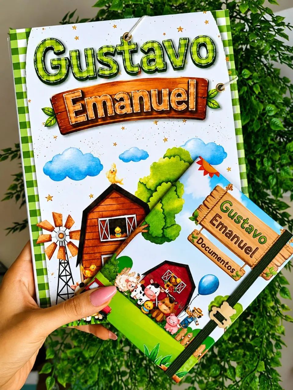 Kit pasta personalizada+ porta documentos  - Foto 4