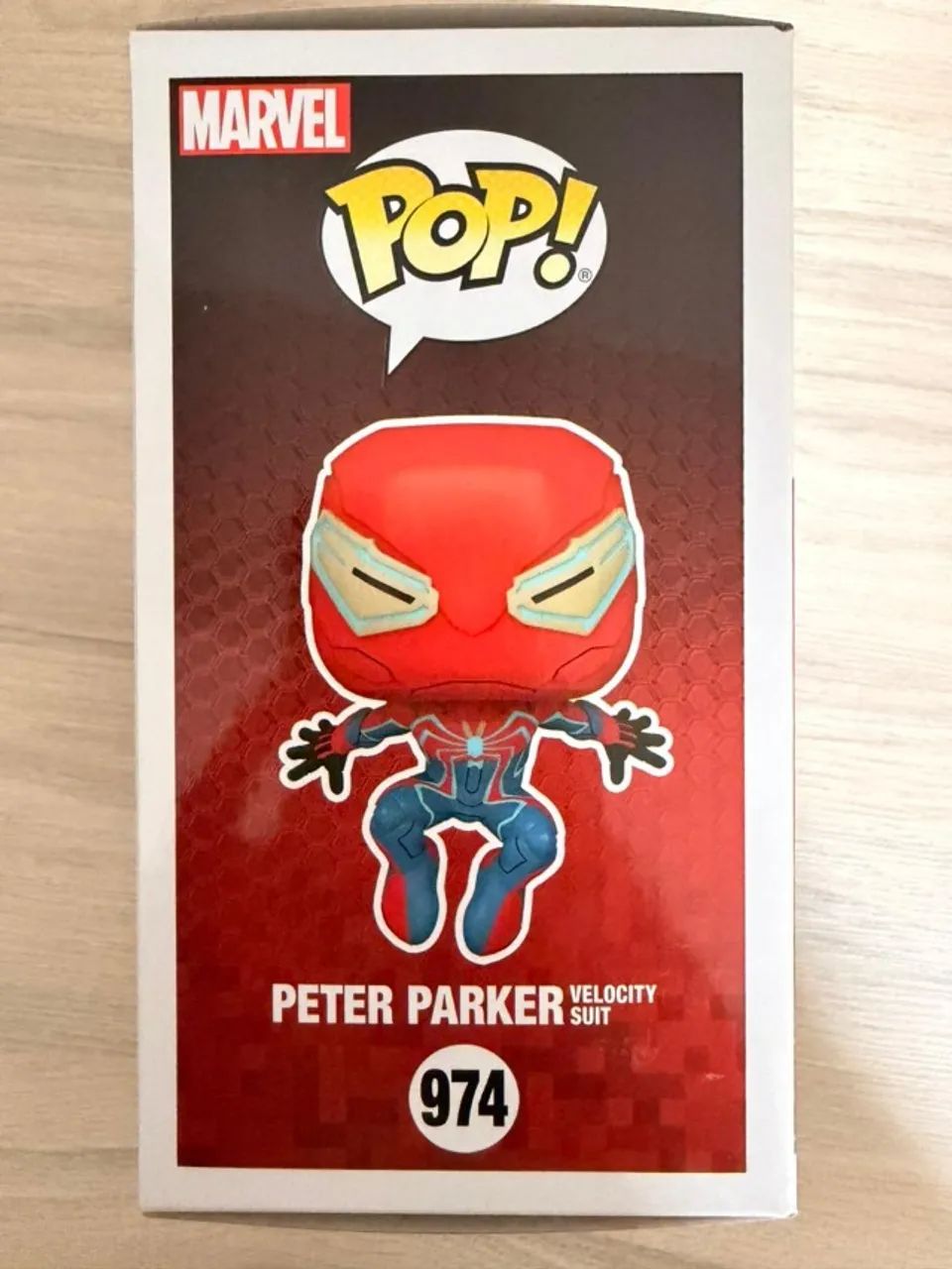 Funko Pop Marvel Spider-Man Peter Parker Velocity Suit 974 - Foto 4