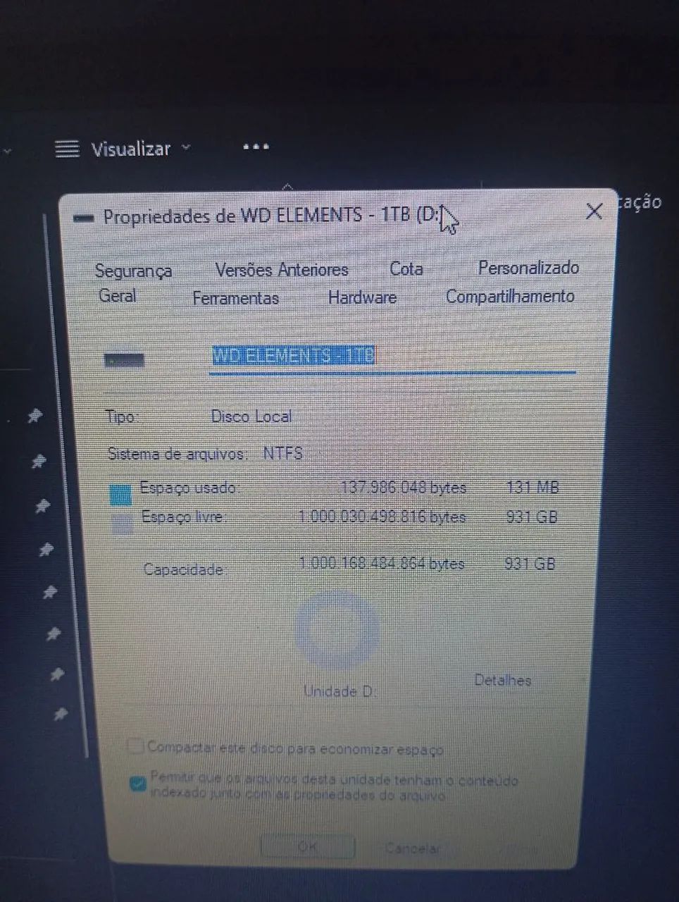 HD EXTERNO - WD ELEMENTS - 1TB - Foto 2