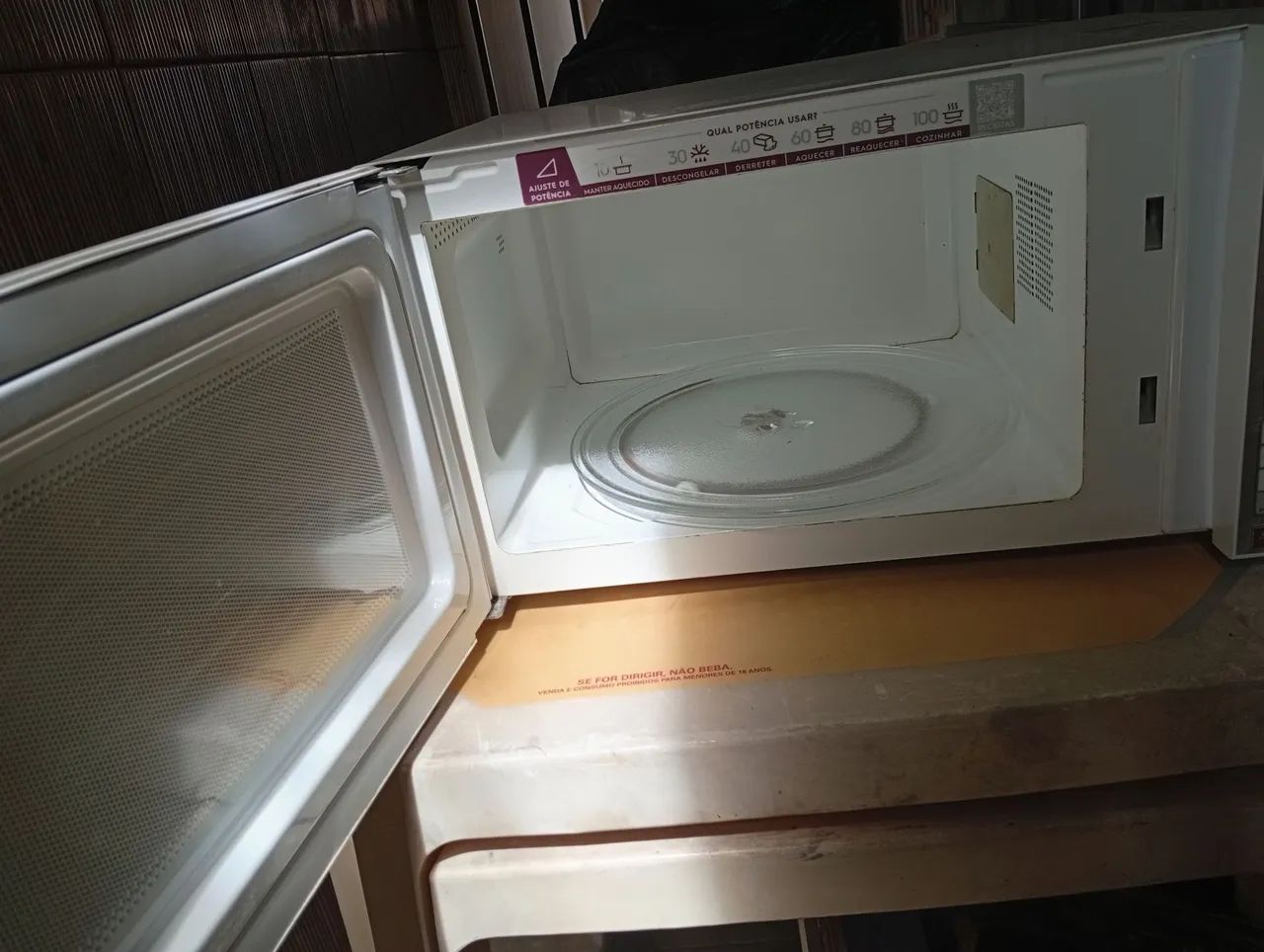 Micro-ondas Electrolux 22 Litros Branco - Usado e Funcionando - Foto 3