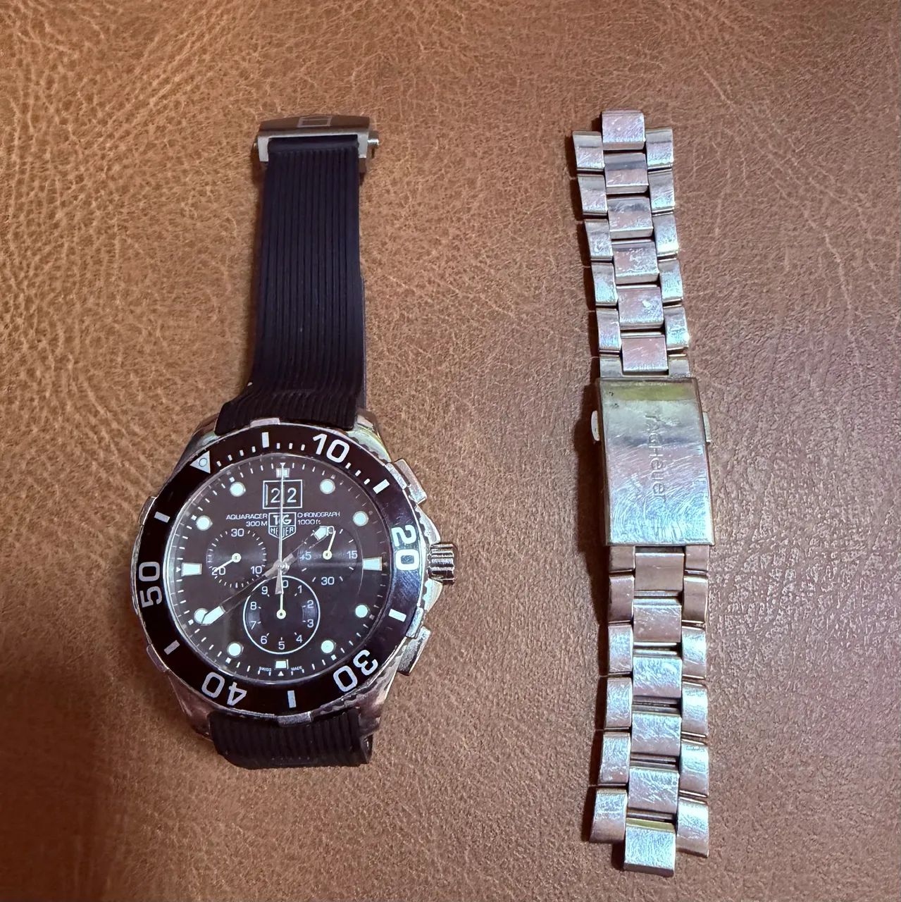 Relógio Tag Heuer Aquaracer Chronograph 300m 1000ft - Foto 3