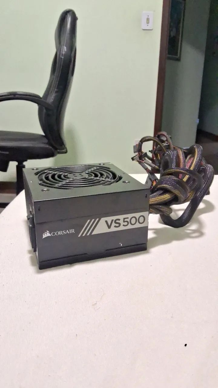 Fonte Corsair VS500 500w 80 plus white  - Foto 2