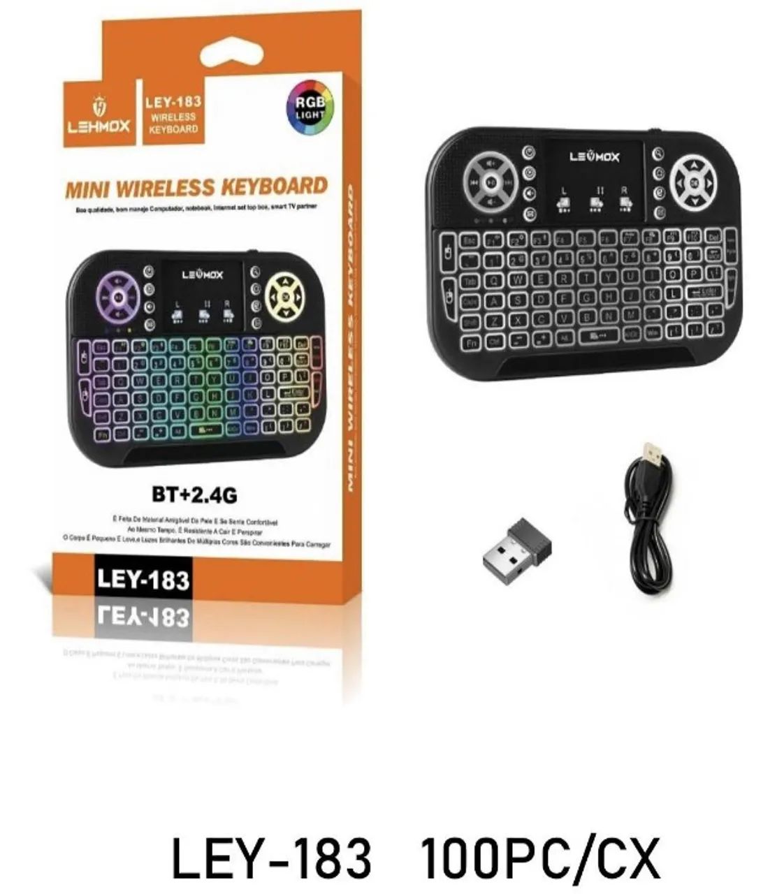 Mini Teclado Led Touchpad Wireless Keyboard Altomex - Foto 4