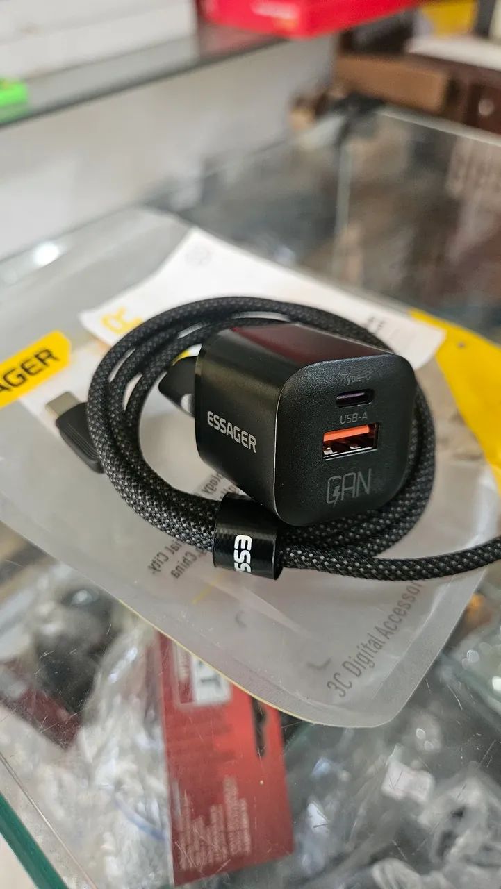 Essager fonte turbo 20w com cabo tipo C 