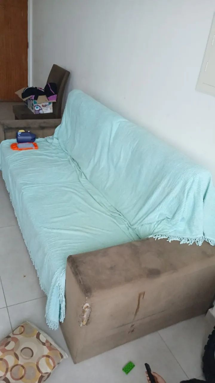 Doação sofá marrom