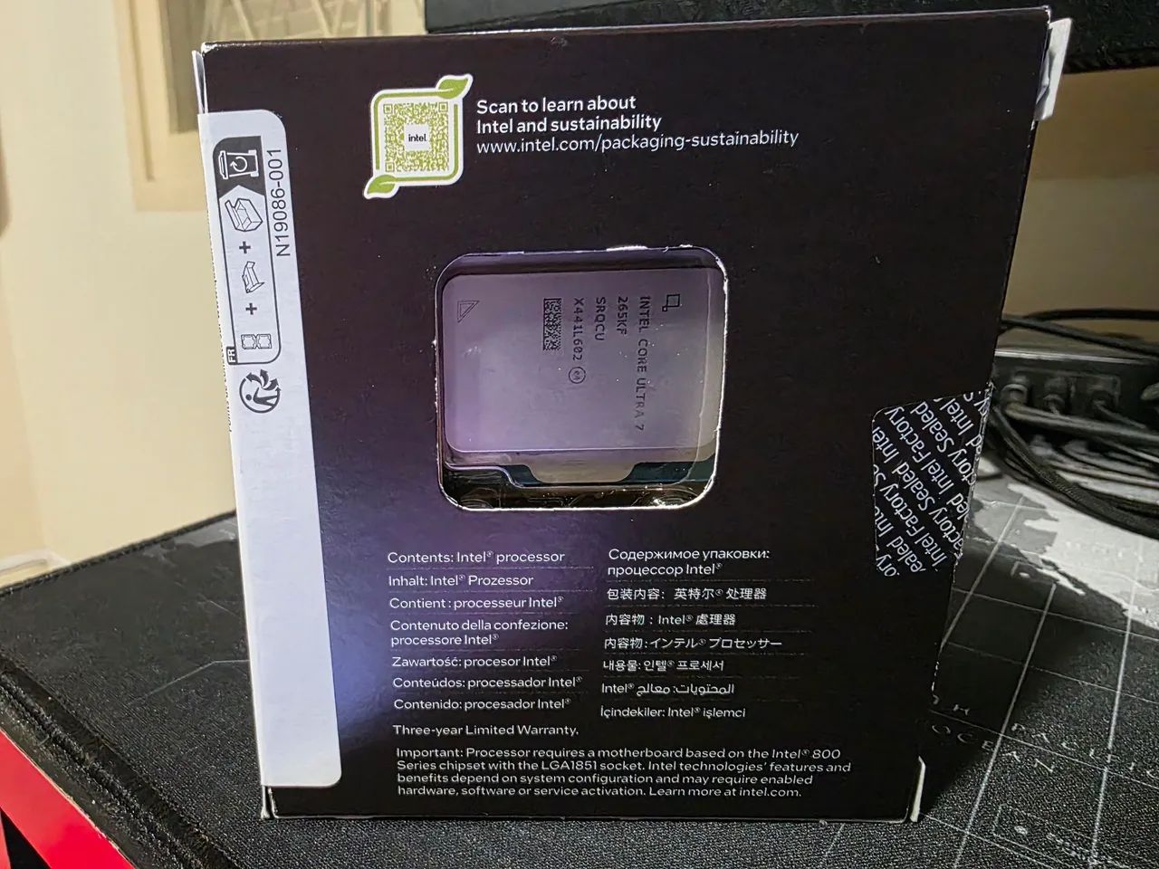 中古CPU Intel Core Ultra 265KF Processador Intel Core Ultra 7