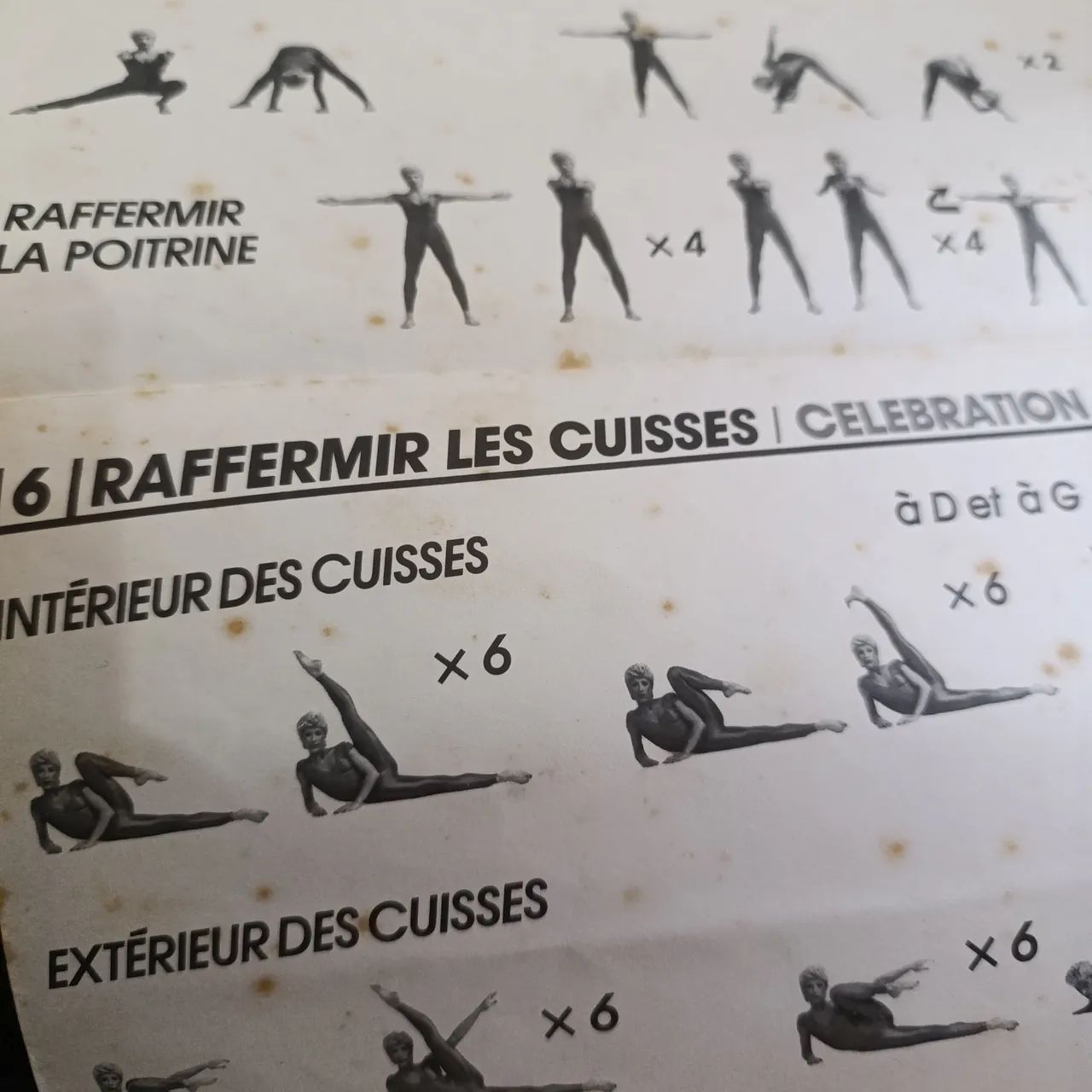 Antigo Guia em Francês de Alongamento e Exercícios - Foto 4