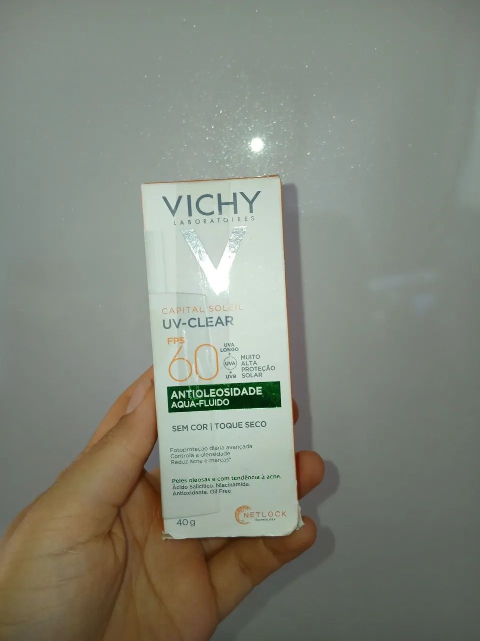 Vichy 60 FPS Antioleosidade Aqua-fluido - Foto 4