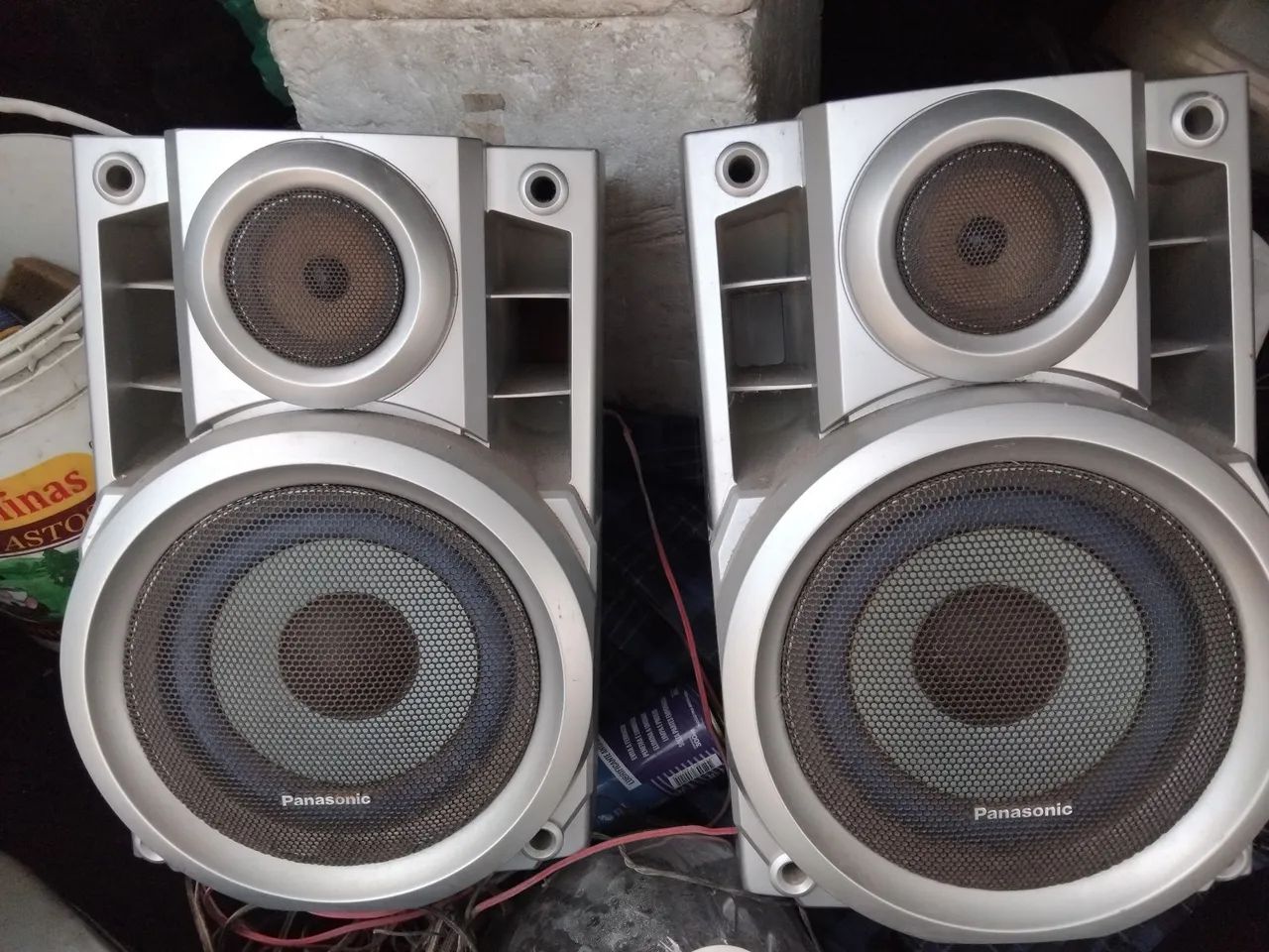 Caixas de som panasonic