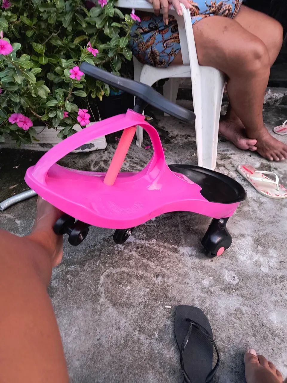 Carrinho de rolimã rosa - Foto 2