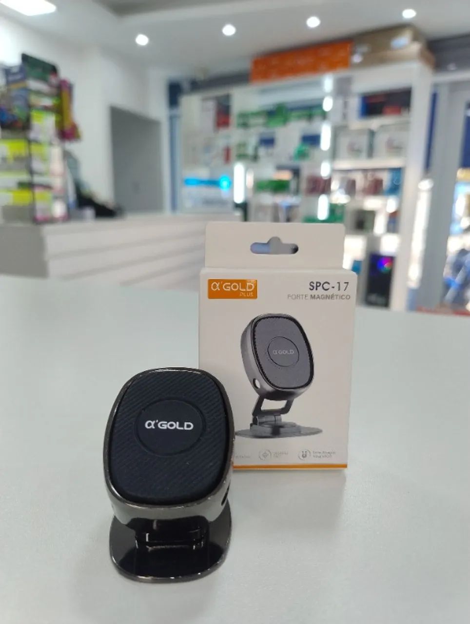 Suporte Veicular Magnético 360° Para Celular - Foto 4