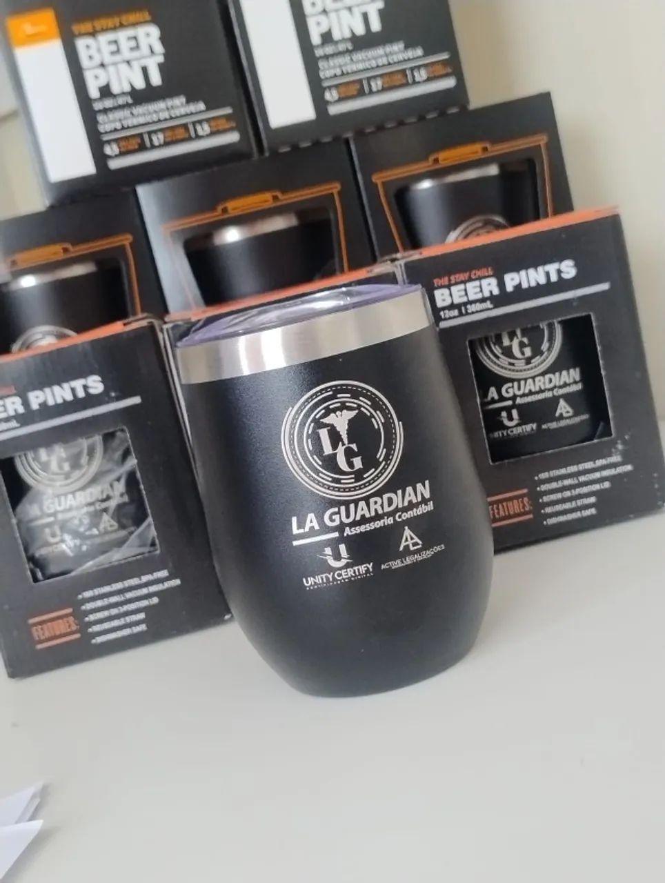 Cuia térmica - Personalizado a laser - com sua logo!! - Foto 4