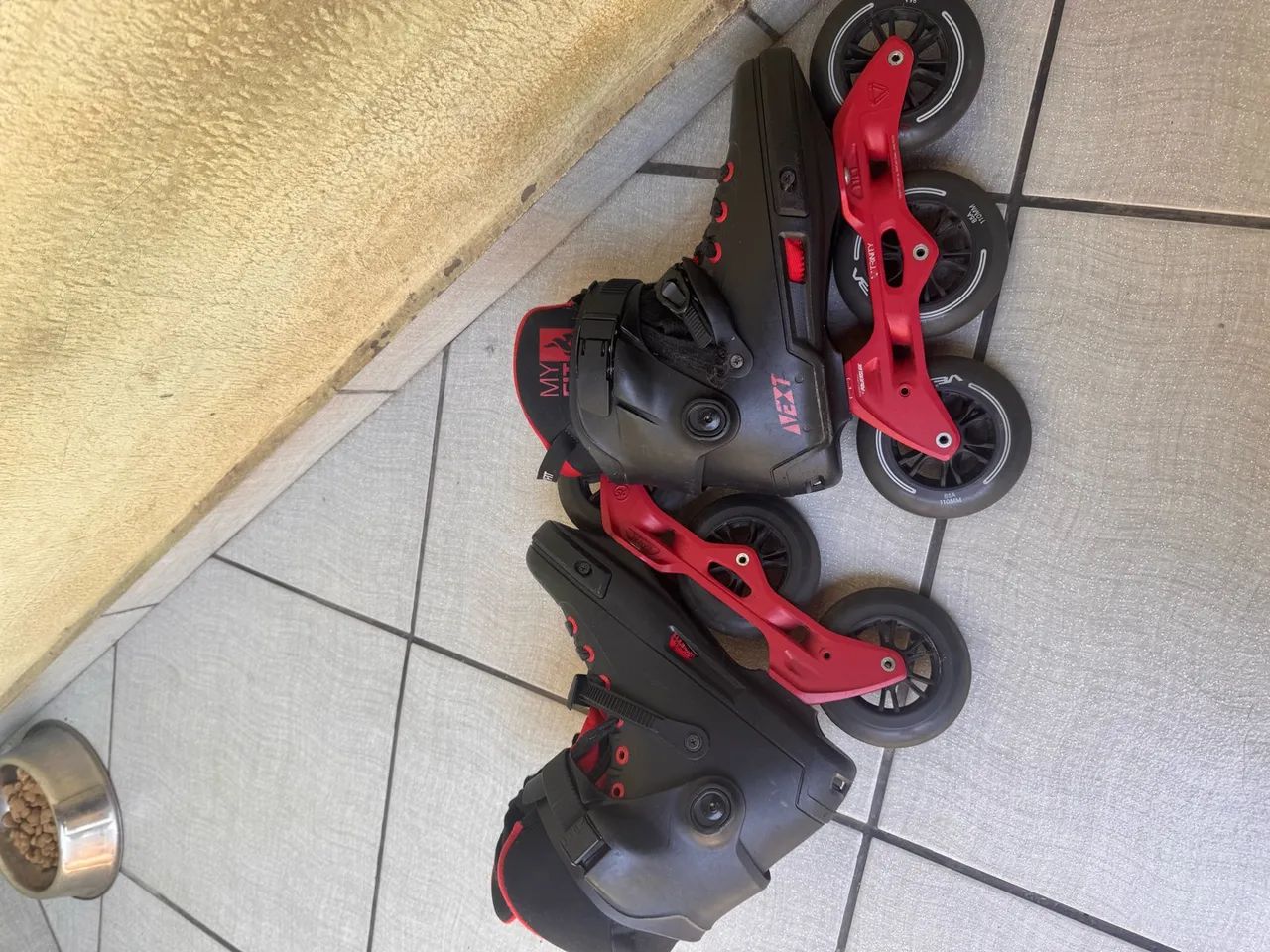 Patins powerslide Next 110mm (usado)  - Foto 3