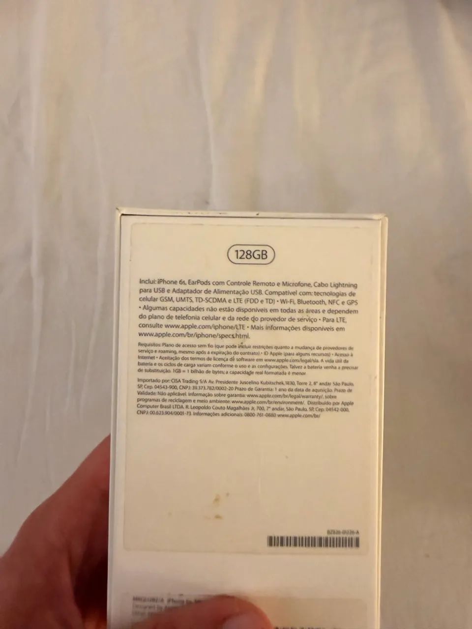 Caixa iPhone 6s prata 128gb - Foto 4