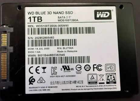 SSD WD 1TB 3D NAND