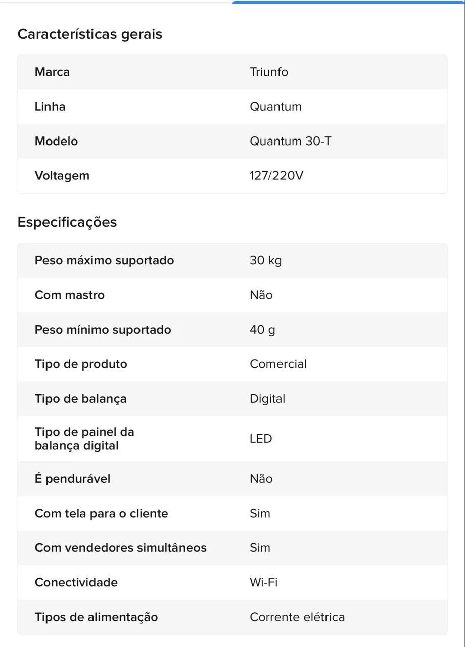 Balança triunfo quantum 30t - Foto 3