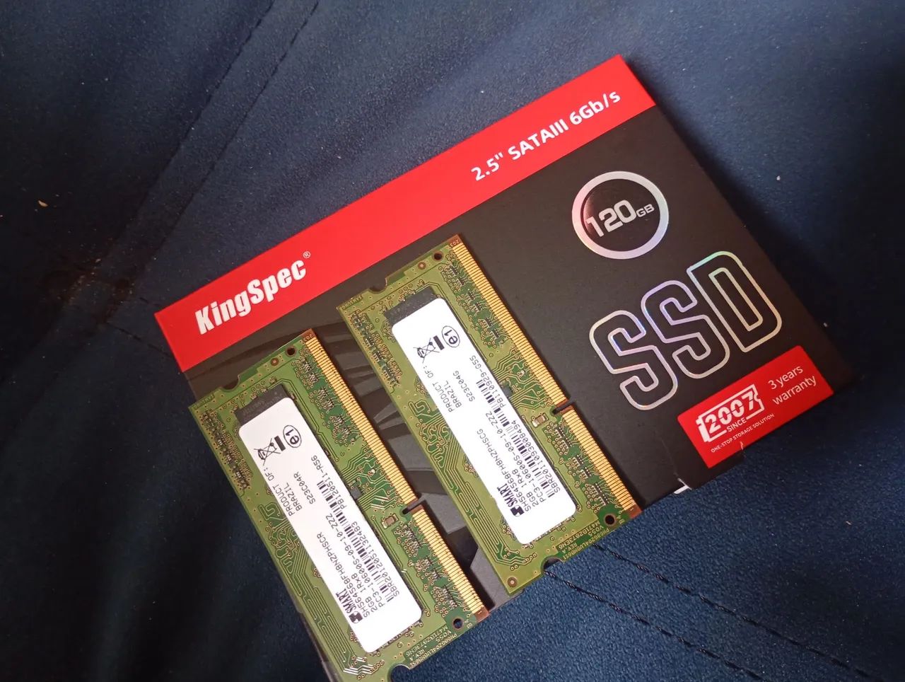 Ssd 120gb e memórias pra sair hj aceito oferta justa leiaaaa