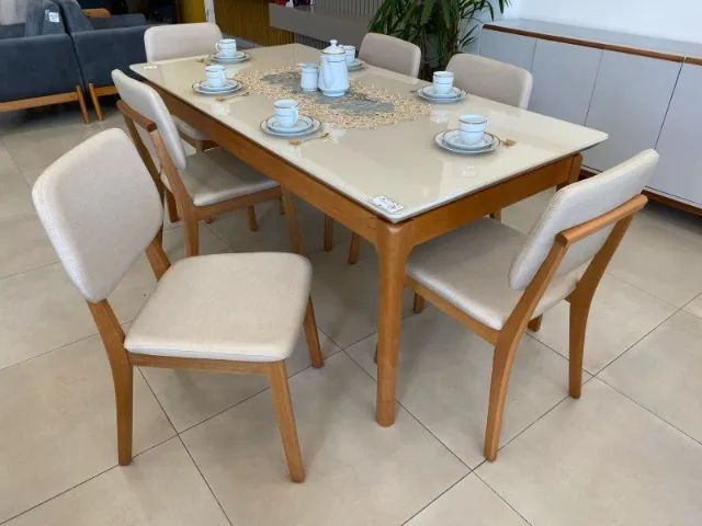 Mesa de Jantar Wind 1.8 com 6 Cadeiras Classic  - Foto 4