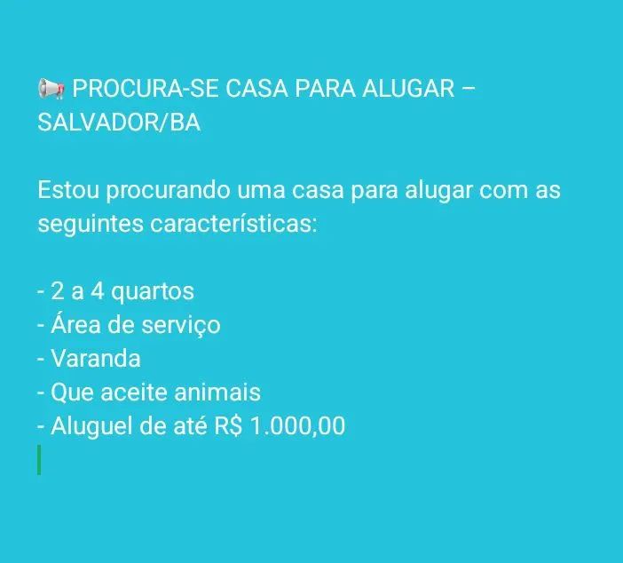 Casa para alugar 