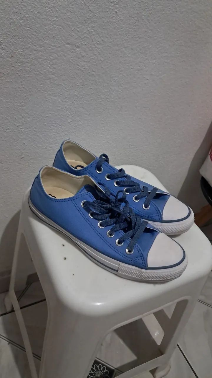 All star azul  número 36