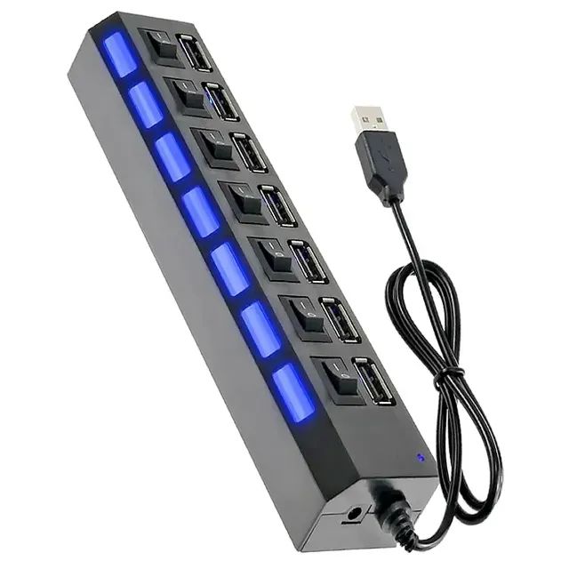 cabo hub usb 7 em 1