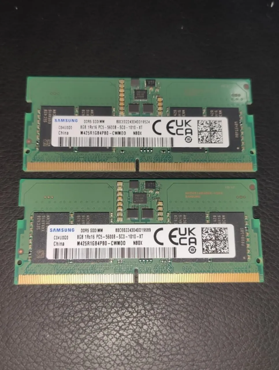 2x8gb 16gb DDR5 Memoria ram 5600mhz adata. pra notebook - Memória