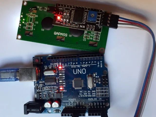 arduino Display Lcd 16x2 + Modulo I2c Pic - Foto 2