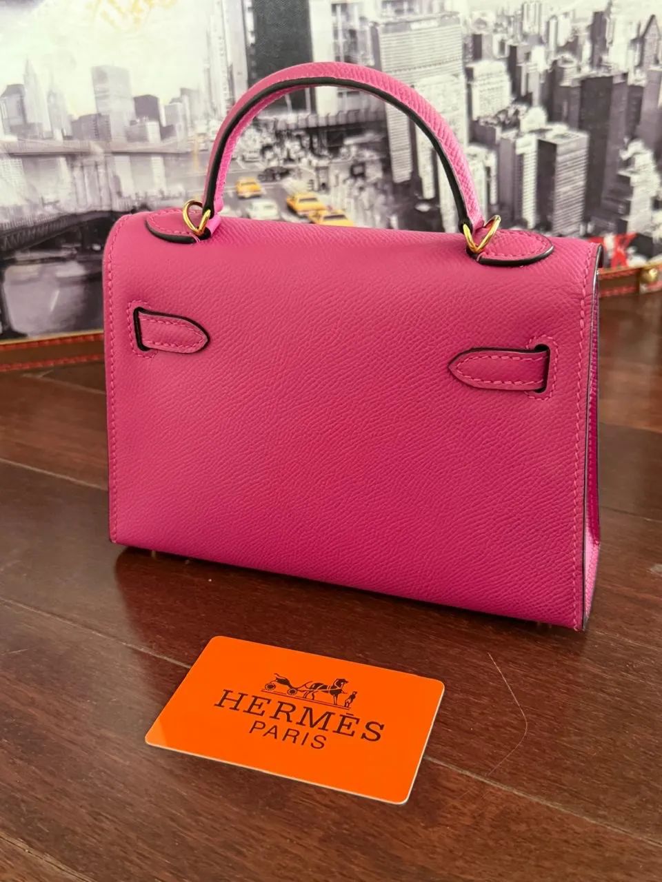 Bolsa Hermes Rosa - Foto 3