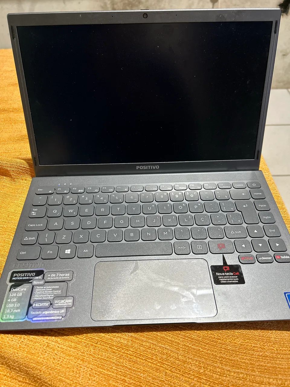 Notebook Positivo Motion Gray muito conservado, usado poucas vezes - Foto 3