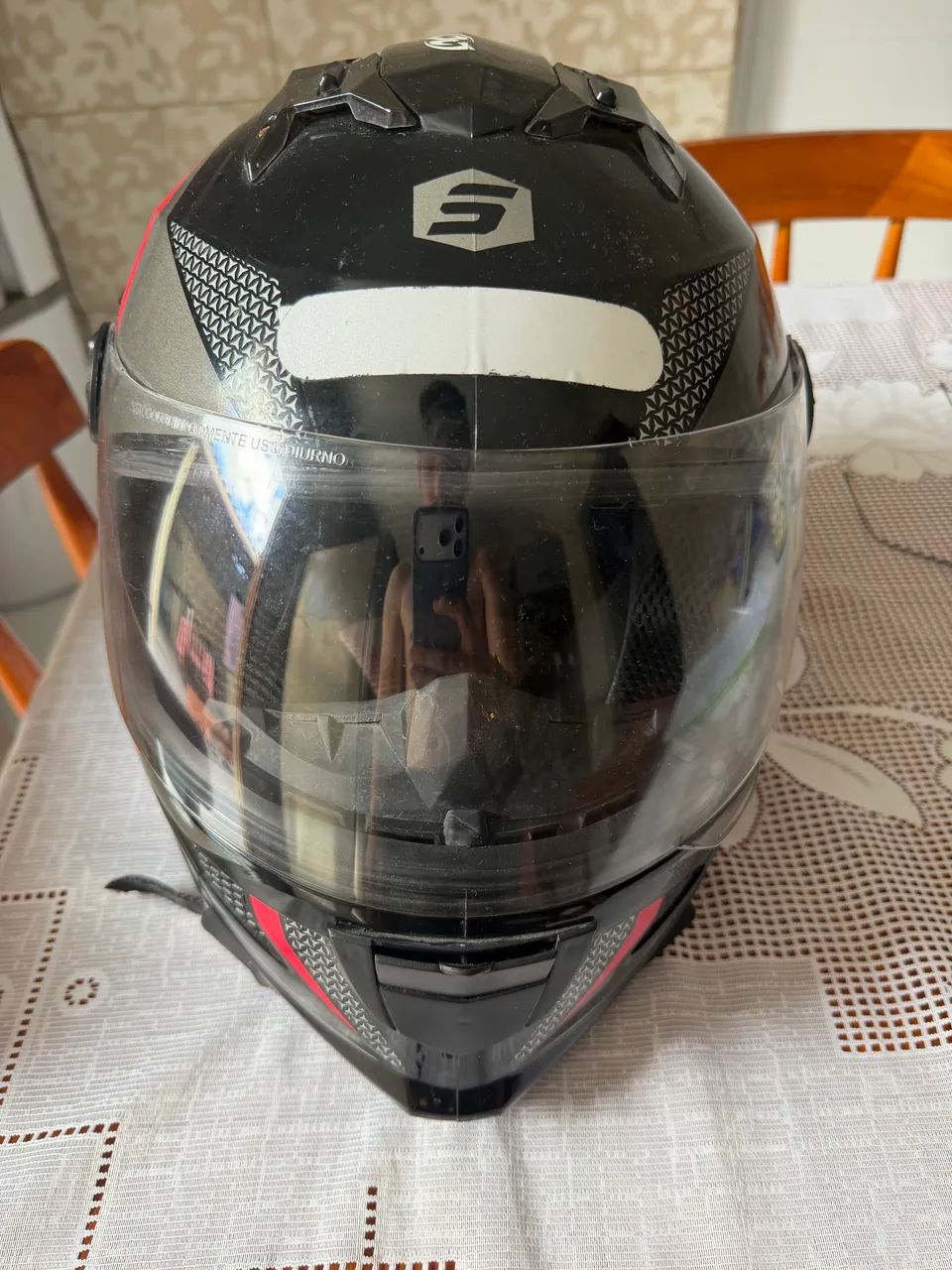 Capacete stealth tamanho 58 - Foto 4