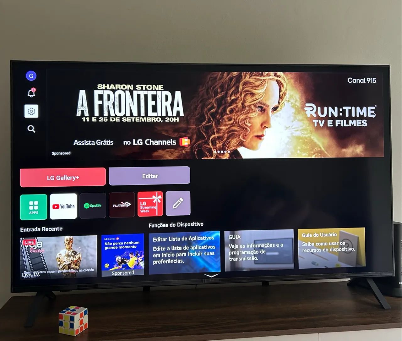 Smart TV LG 4K 55? com nota fiscal. - Foto 4