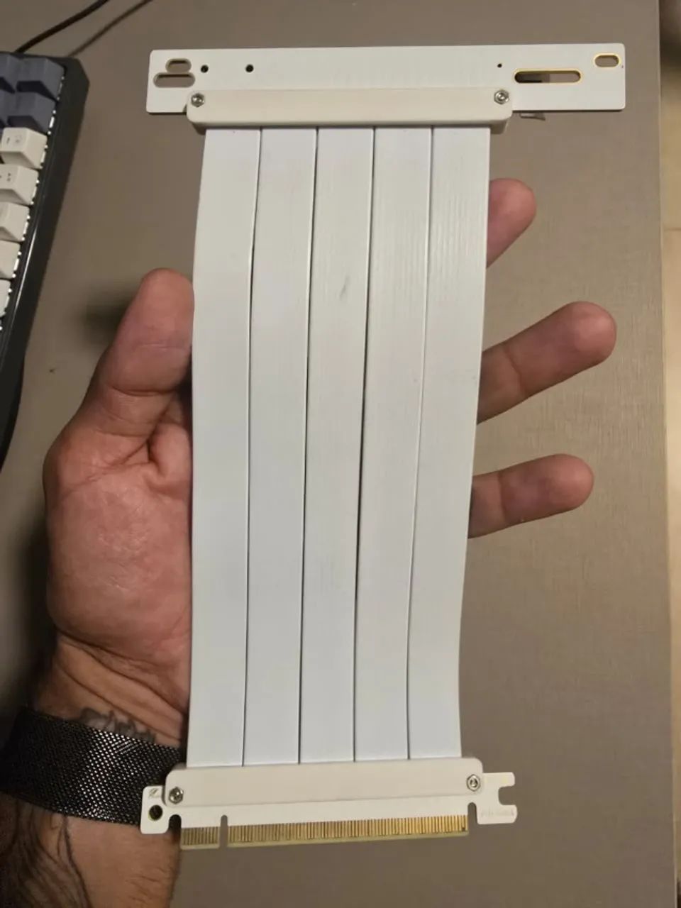 Cabo extensor riser PCI 4.0 Branco - Foto 2