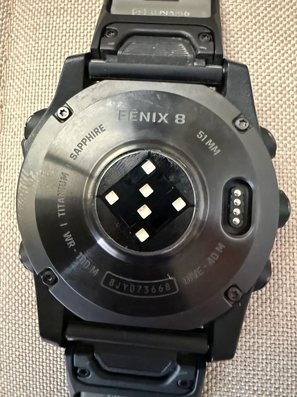 GARMIN FÊNIX 8 - 51MM SAPPHIRE TITANIUM (PRETO) - Foto 2