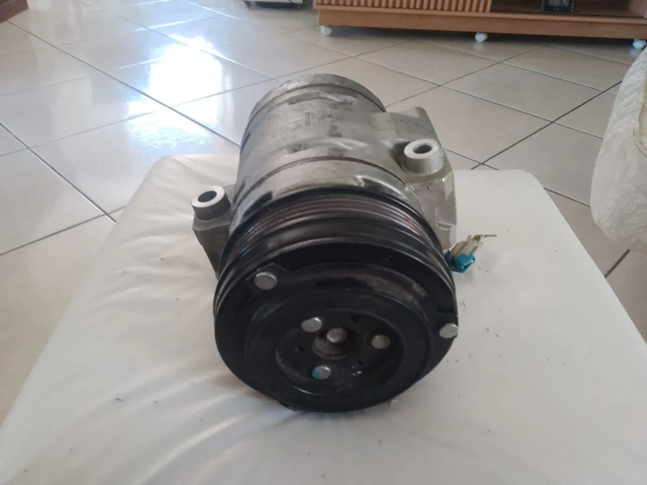 Compressor do ar-condicionado linha GM Onix spin Tracker Cobalt - Foto 2