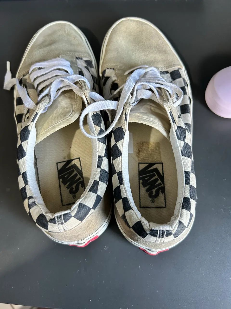 tênis vans oldskool checkerboard - Foto 2
