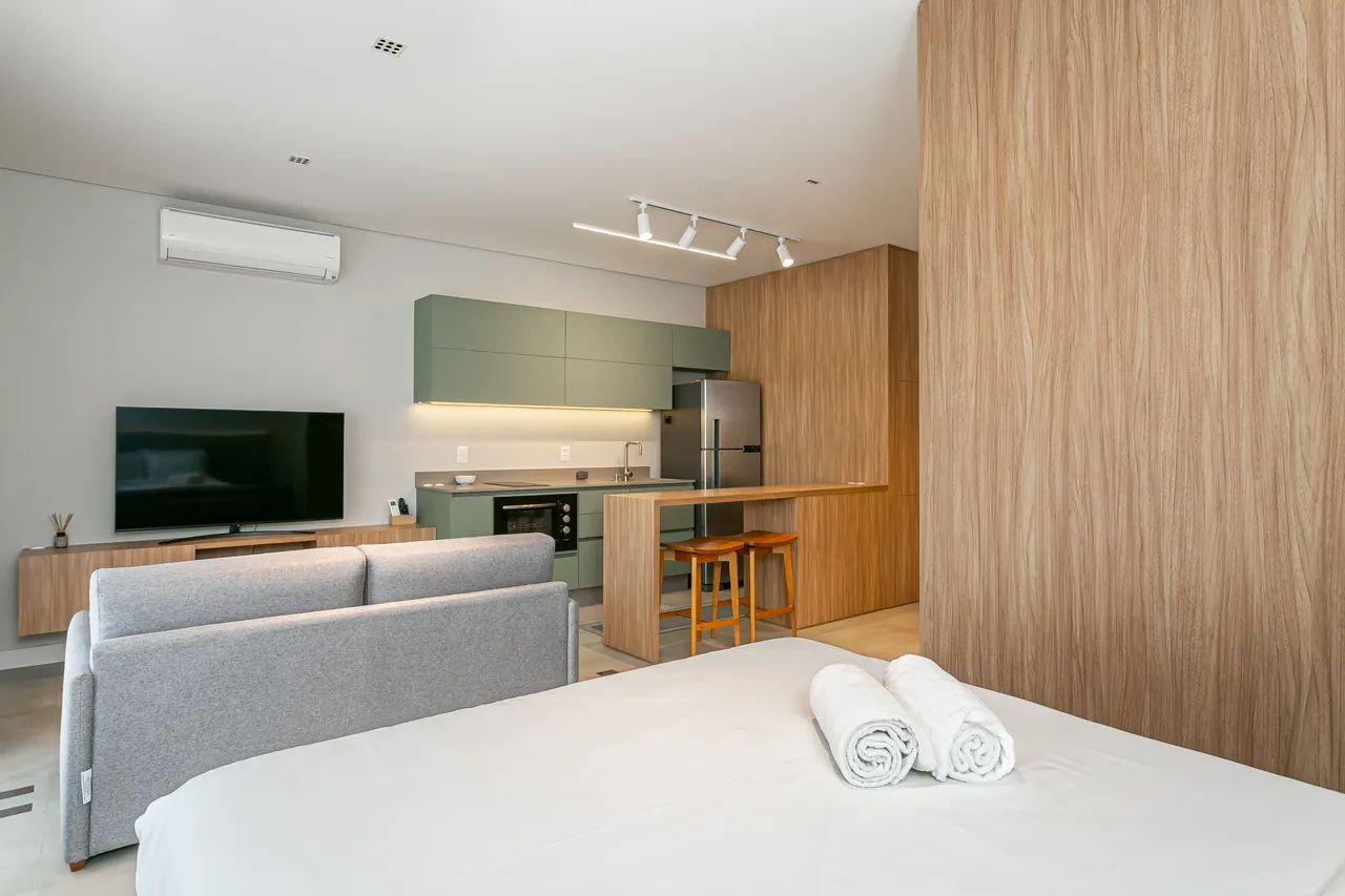 Apartamento cobertura mobiliado no bairro Saco Grande. - Foto 5